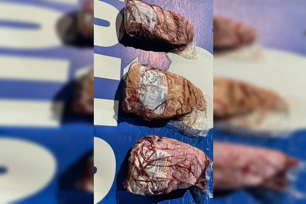 Foto colorida de pedaço de picanha