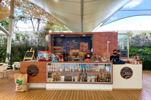 Café Cheirin Bão, no Centro Médico Lucio Costa