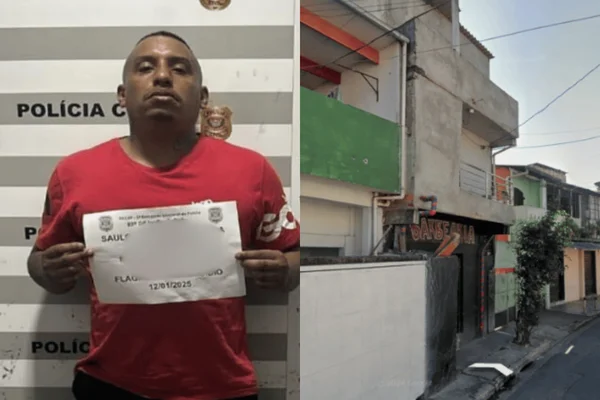 Colagem colorida do homem que arremessou a esposa da sacada - Metrópoles