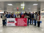 Ato no aeroporto Afonso Pena (PR) Ato no aeroporto Afonso Pena (PR)