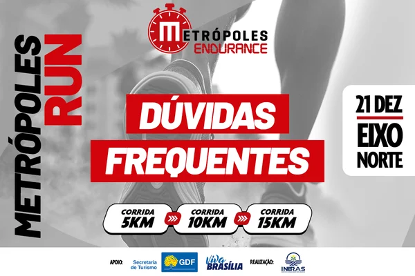 Metrópoles Run: tire todas as dúvidas sobre a competição
