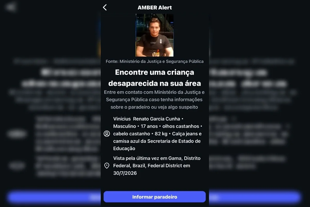 Alerta nas redes sociais Alerta nas redes sociais