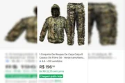 Roupa camuflada 