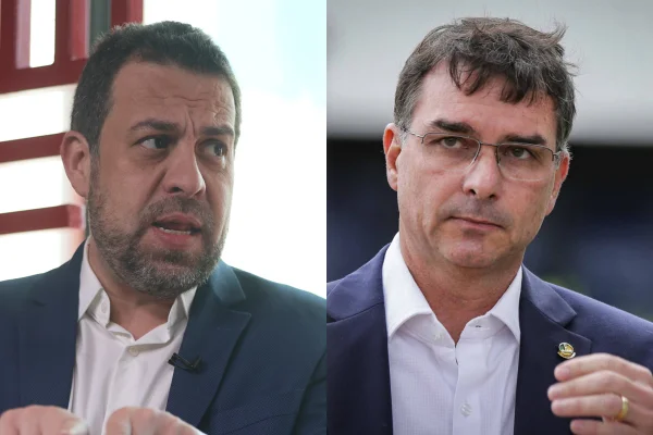 Guilherme Boulos e Flávio Bolsonaro