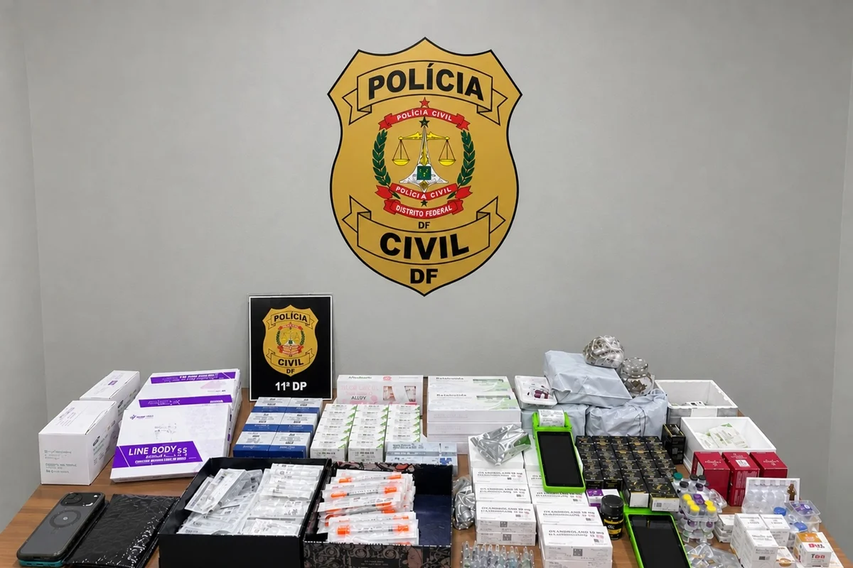 PCDF Desmantela Comércio Ilegal de Medicamentos e Anabolizantes