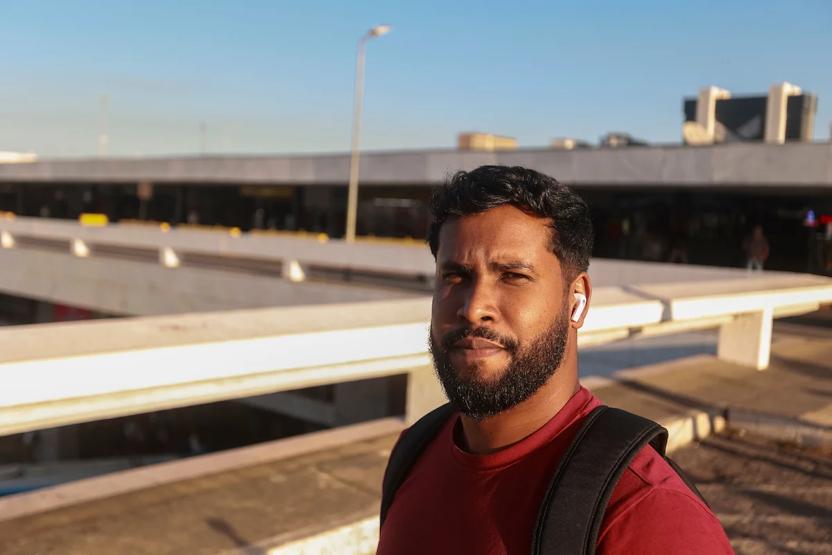 Luis Felipe Botelho acredita que a manutenção do espaço está ruim Luis Felipe Botelho acredita que a manutenção do espaço está ruim