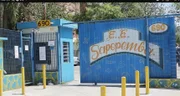 Fachada da Escola Estadual Sapopemba, na zona leste de Sâo Paulo
