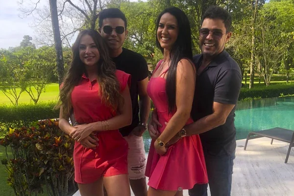 Tierry e Gaby Martins gravam clipe de Zezé Di Camargo