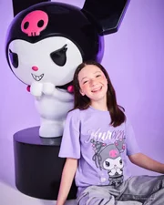 Blusa temática da Kuromi Blusa temática da Kuromi
