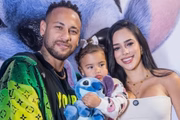 Neymar, Mavie e Bruna Biancardi.