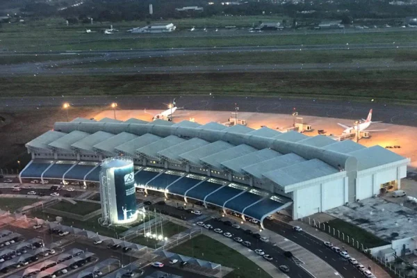 O aeroporto Santa Genoveva, em Goiânia