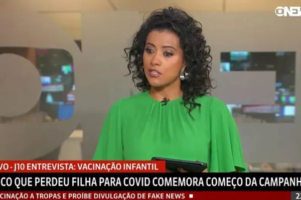 Apresentadora da GloboNews chora ao vivo durante entrevista com médico