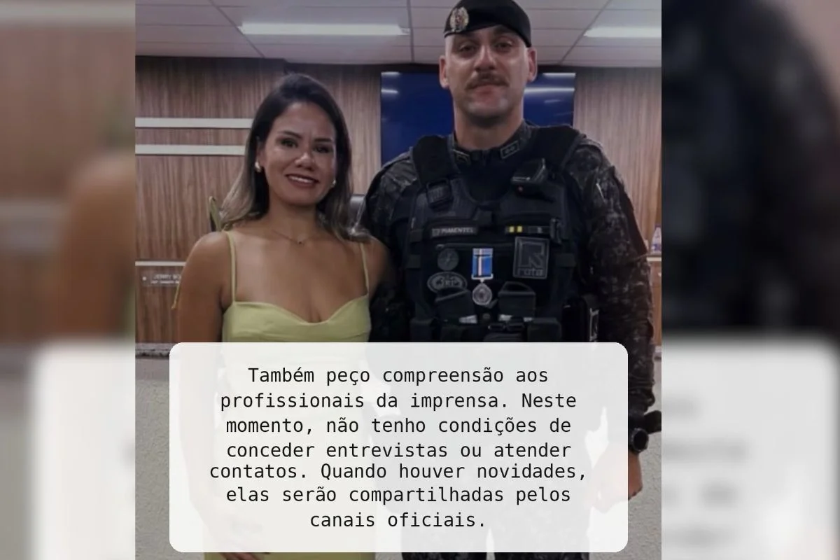 Esposa de tenente da Rota relata melhora: “Celebramos cada passo” - imagem 3 Esposa de tenente da Rota relata melhora: “Celebramos cada passo” - imagem 3