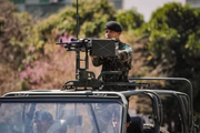 Ensaio para o desfile cívico-militar de 7 de Setembro, na Esplanada dos Ministérios 