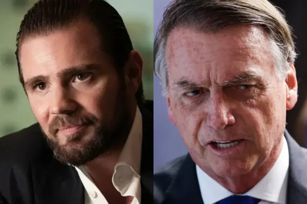 Imagem colorida, bolsonaro e vorcaro - Metrópoles
