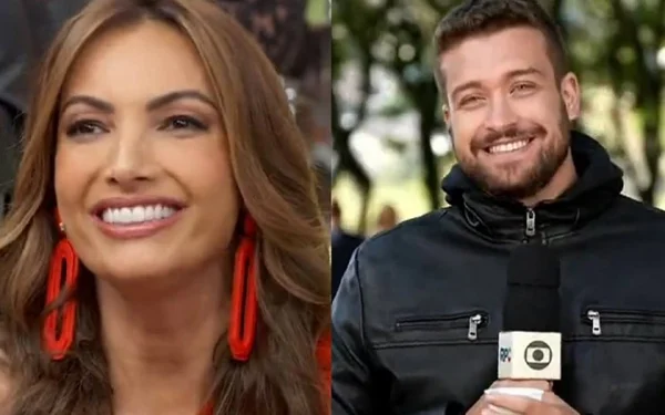 Patrícia Poeta constrange repórter com comentário sobre sua aparência