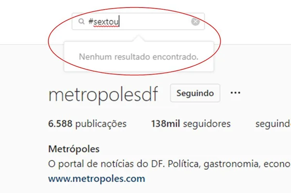 Hashtag #sextou some do Instagram após denúncias de sexo explícito