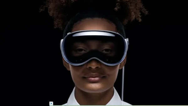 imagem colorida vision pro aplle realidade virtual