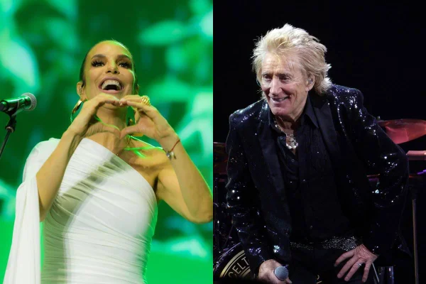 Ivete Sangalo e Rod Stewart cantarão juntos durante show em São Paulo
