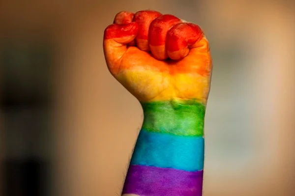 fotografia da bandeira do orgulho LGBTQIAPN+