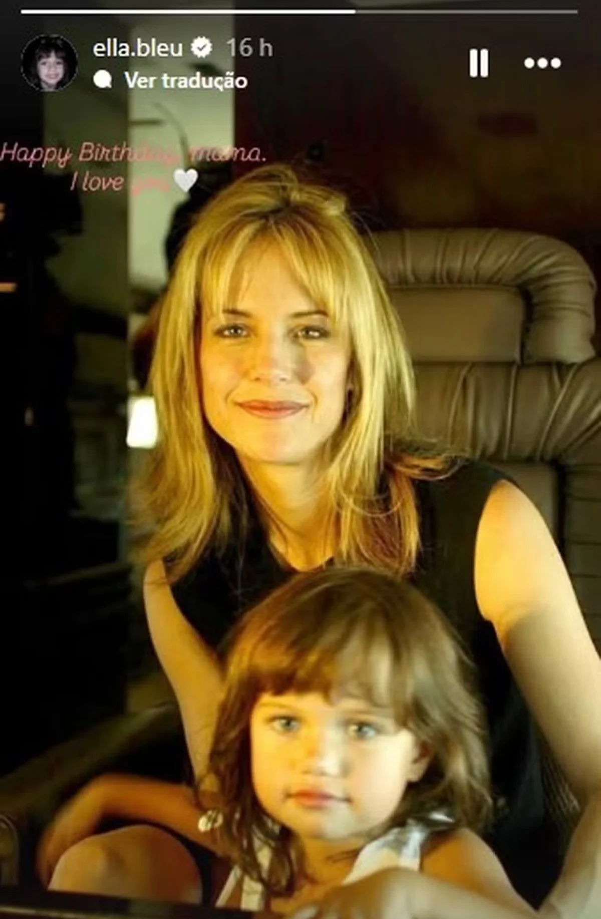 Ella, filha de John Travolta e Kelly Preston, homenageou a mãe Ella, filha de John Travolta e Kelly Preston, homenageou a mãe