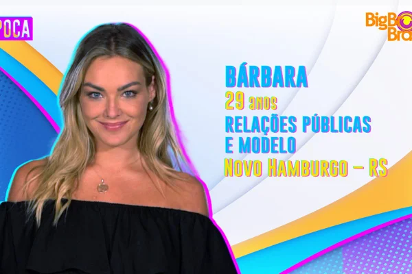 Bárbara é a sétima participante confirmada na Pipoca do BBB22