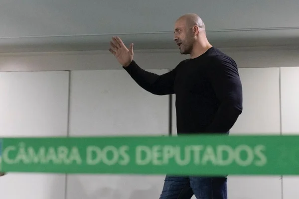 Deputado Daniel Silveira (PSL-RL) retorna pela primeira vez a Câmara dos Deputados após 5 meses preso