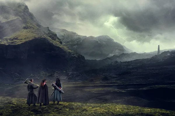 Cena da minissérie The Witcher : Origens da Netflix