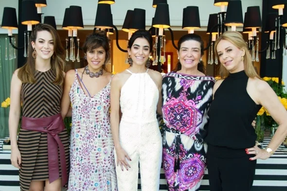 Luana Sarkis, Nathy Abi-Ackel, Mayara Sarkis, Valéria Leão e Telma Sarkis Luana Sarkis, Nathy Abi-Ackel, Mayara Sarkis, Valéria Leão e Telma Sarkis