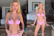 Com leveza, Bárbara Evans exibe cicatriz de abdominoplastia Com leveza, Bárbara Evans exibe cicatriz de abdominoplastia