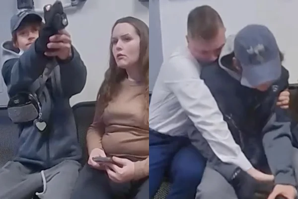 Imagens colorida, Jovem tenta atirar contra policial em mercado nos EUA, mas arma falha - Metrópoles