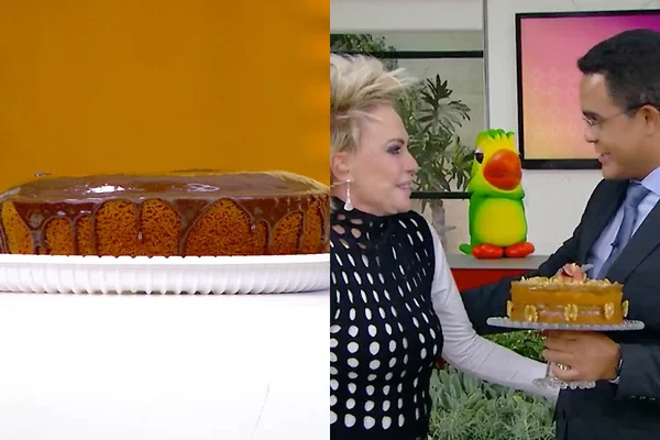 Marcelo Pereira ganha bolo "chinfrim" e recebe outro melhor de Ana Maria Braga