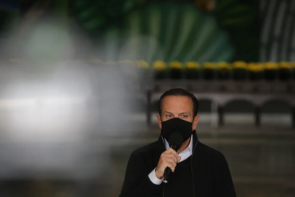 Governador de São Paulo, João Doria, em julho de 2021
