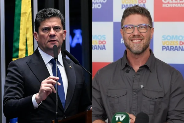 Sergio Moro (PL) e Requião Filho (PDT)