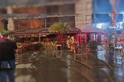 Bar incendiado