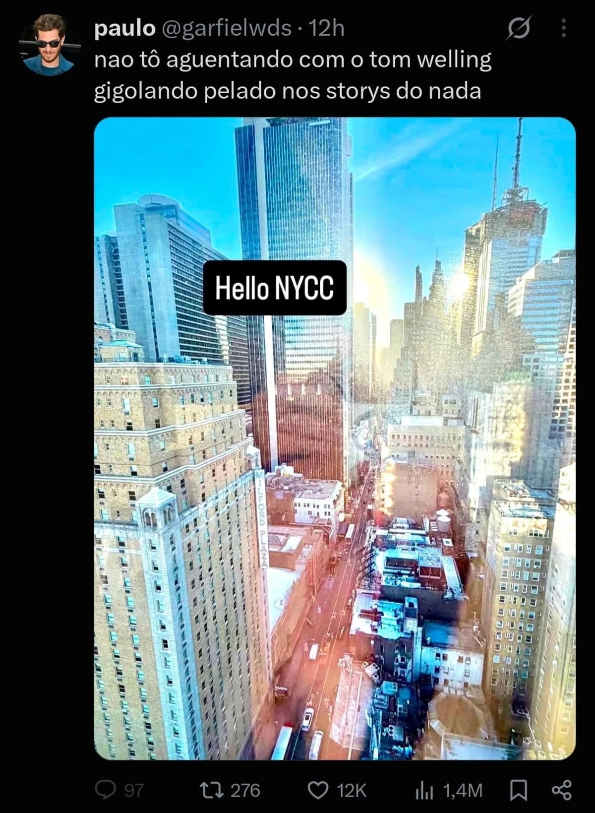 Internautas reagiram à postagem de Tom Welling nos stories do Instagram Internautas reagiram à postagem de Tom Welling nos stories do Instagram