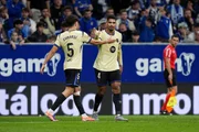 Ronald Araújo marcou o terceiro gol do Barcelona no confronto