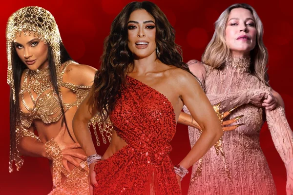 Mileide Mihaile, Juliana Paes e Luana Piovani