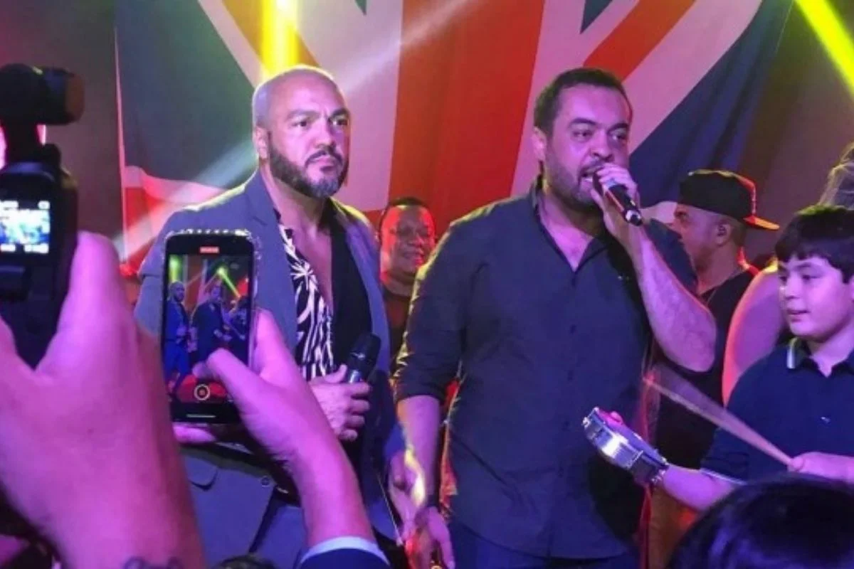 Belo se apresentou na festa do governador do RJ, Cláudio Castro (PL) na última semana Belo se apresentou na festa do governador do RJ, Cláudio Castro (PL) na última semana