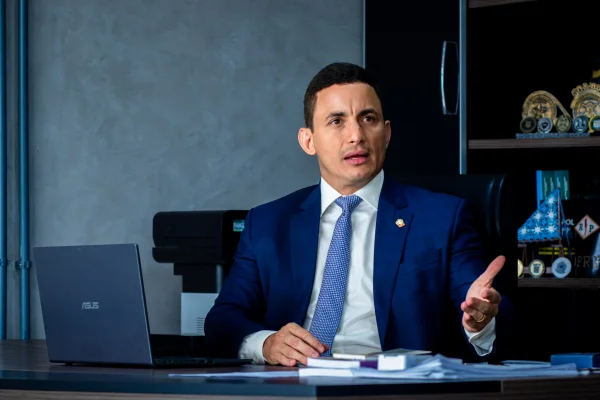 Delegado Gustavo Xavier, chefe da Polícia Civil de Alagoas