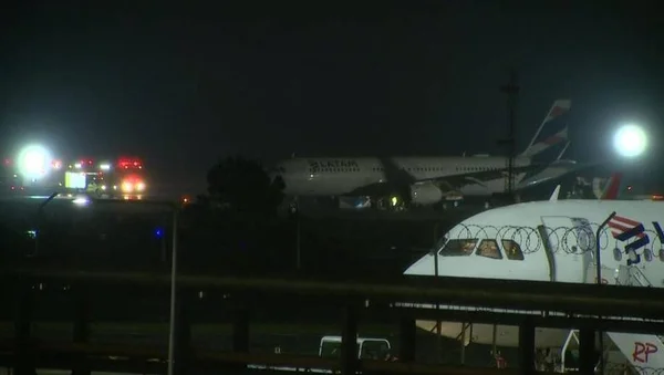 imagem colorida de aviões na pista de aeroporto - Metrópoles