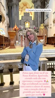 Val Marchiori visita Santuário de Aparecida