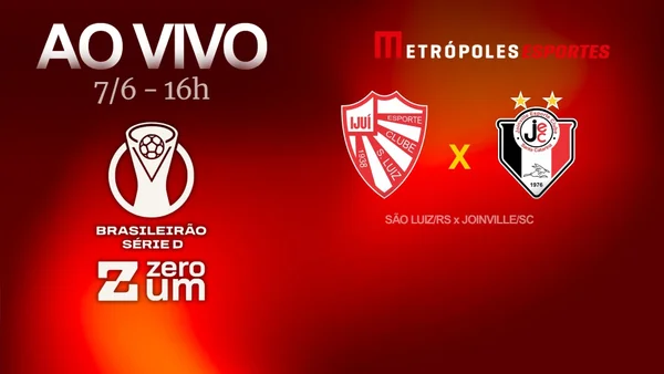 São Luiz-RS x Joinville-SC se enfrentam pela Série D ZeroUm