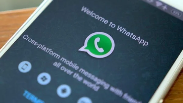 Tela de inicialização do WhatsApp