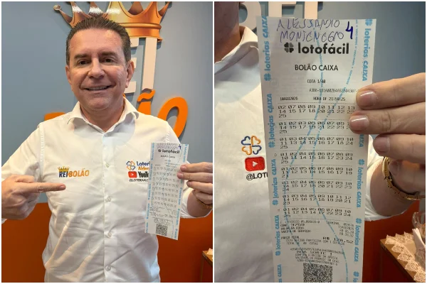Após acertar duas Mega-Senas, “Rei do Bolão“ ganha na Lotofácil - destaque galeria Após acertar duas Mega-Senas, “Rei do Bolão“ ganha na Lotofácil - destaque galeria