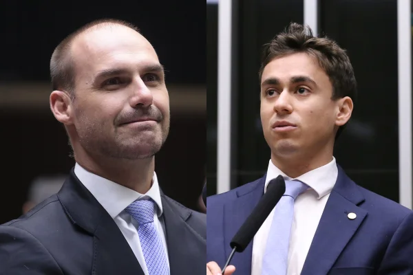Eduardo Bolsonaro e Nikolas Ferreira