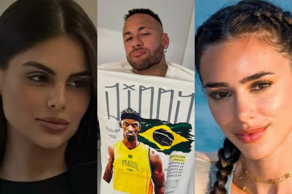 Neymar diz que está cansado de tretas entre Bruna e Amanda Kimberlly