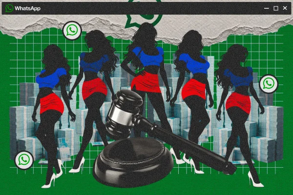 mulheres e martelo de tribunal