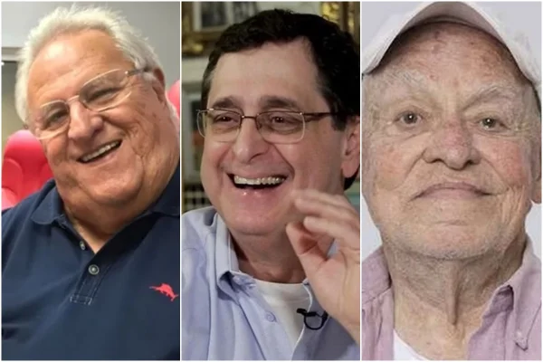 Montagem com asfotos de Apolinho, Antero e Silvio Luiz -Metrópoles
