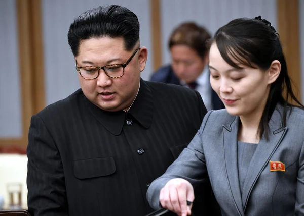 Kim Jong Un e Kim Yo Jong